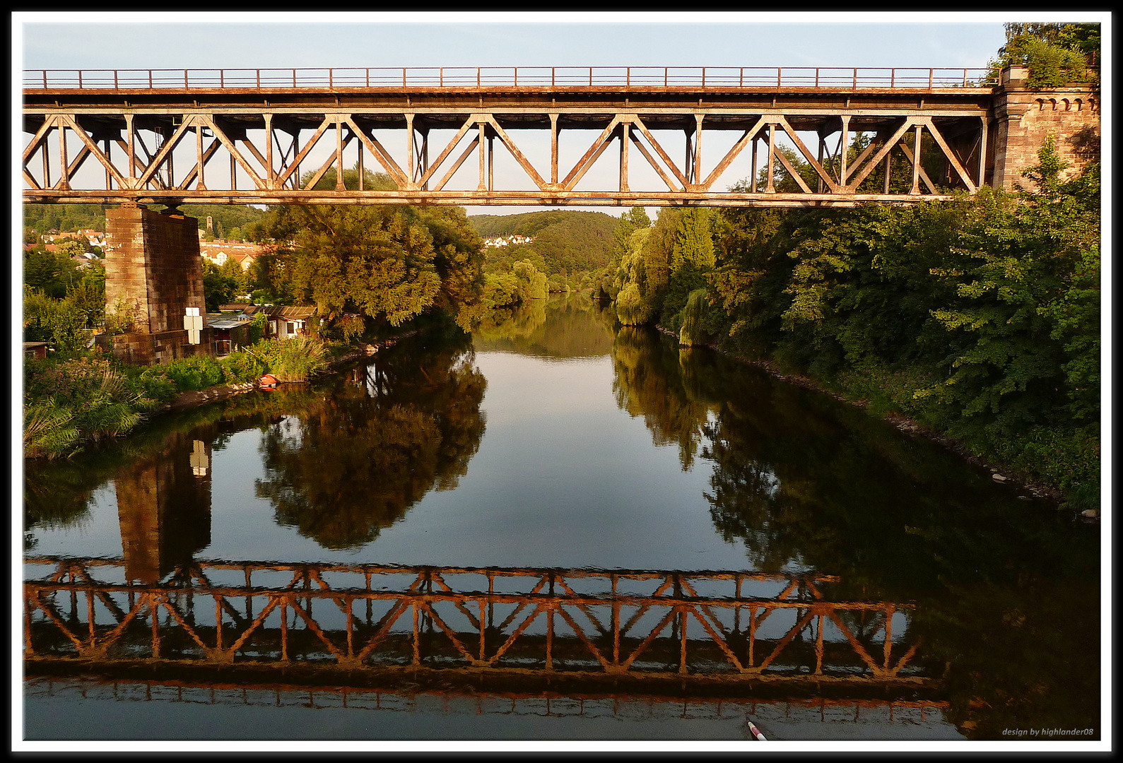 Ehemalige Weser-Eisenbahnbrücke in Hann Münden