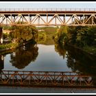 Ehemalige Weser-Eisenbahnbrücke in Hann Münden