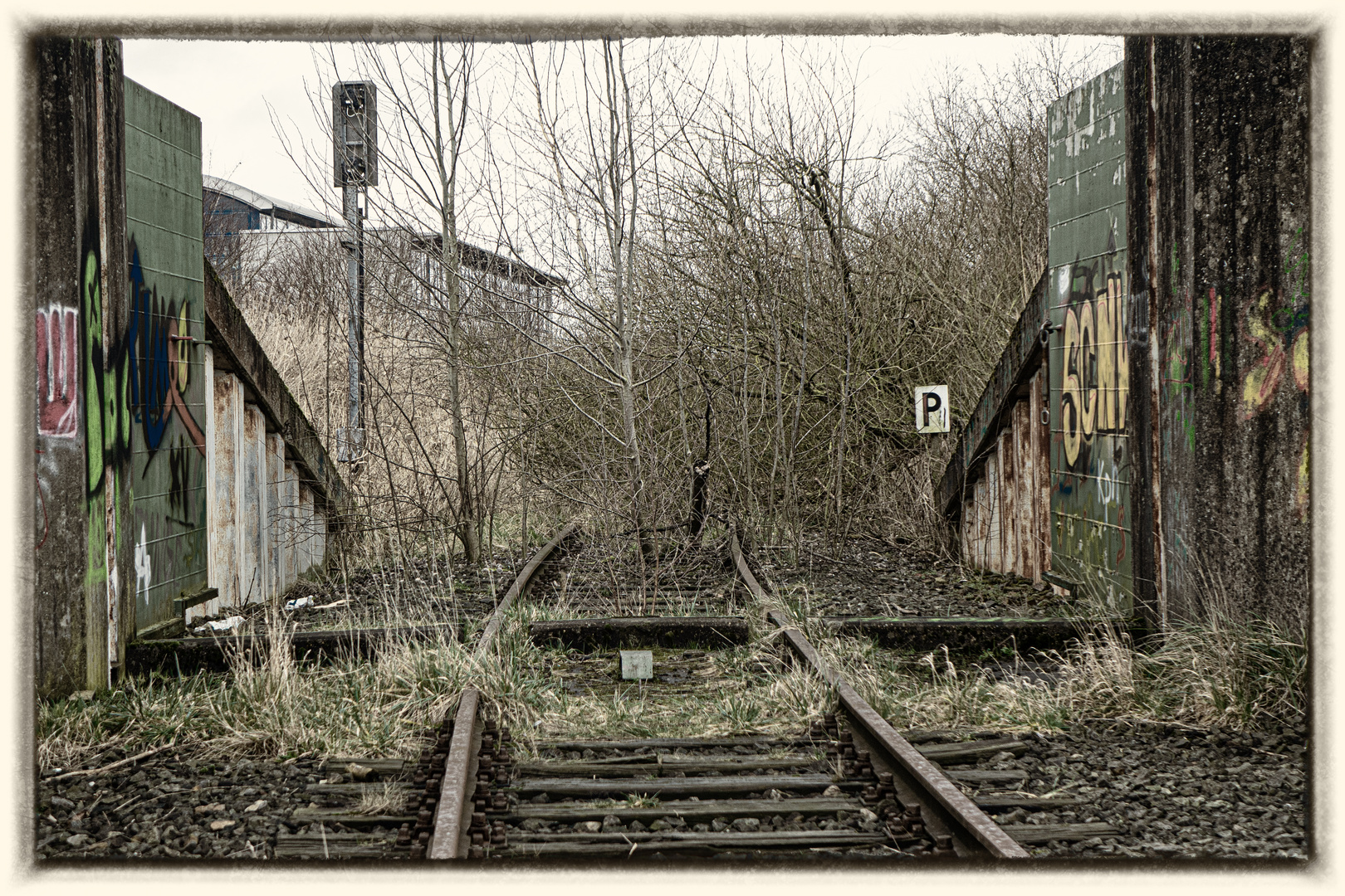 ehemalige Zufahrt zum Kernkraftwerk stade