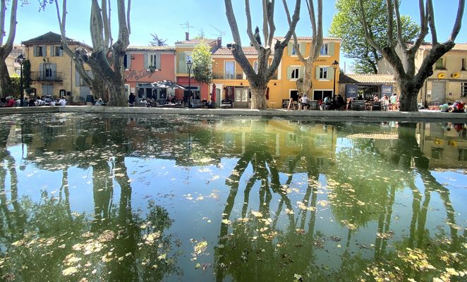 Ehemaliger Mühlteich in Cucuron