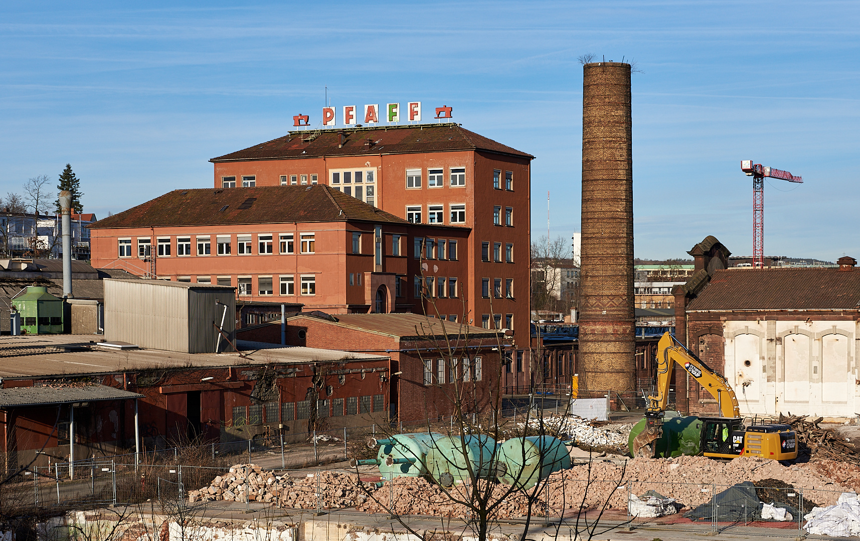 Ehemaliges Betriebsgelände der Firma Pfaff in Kaiserslautern, 7.200