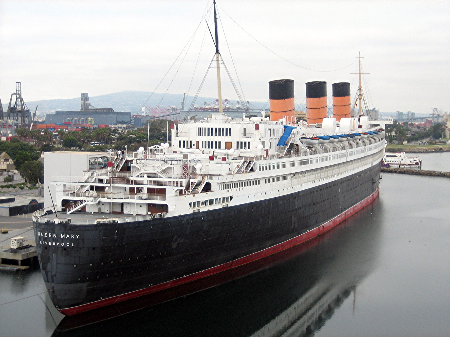 ehem.Queen Mary heute als Hotel