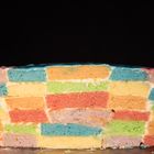 Eher Patchwork- als Regenbogenkuchen ...