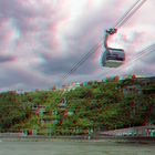 Ehrenbreitstein (3D-Anaglyphe Rot/Cyan)