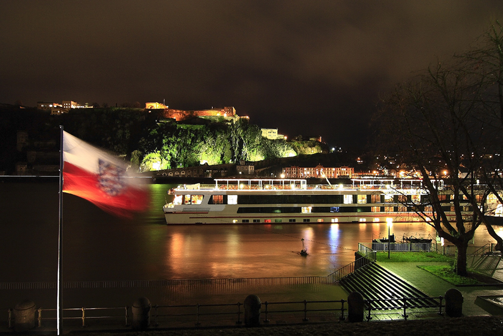 Ehrenbreitstein bei Nacht