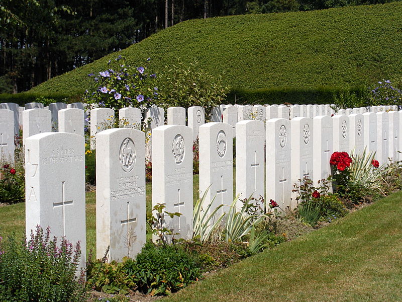 Ehrenfriedhof in Ieper, Belgien