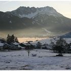 Ehrwald unter Nebel