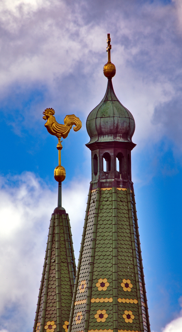 Ei Beilngries Sankt Walburga Turm Schmuck Embleme 21HE0322