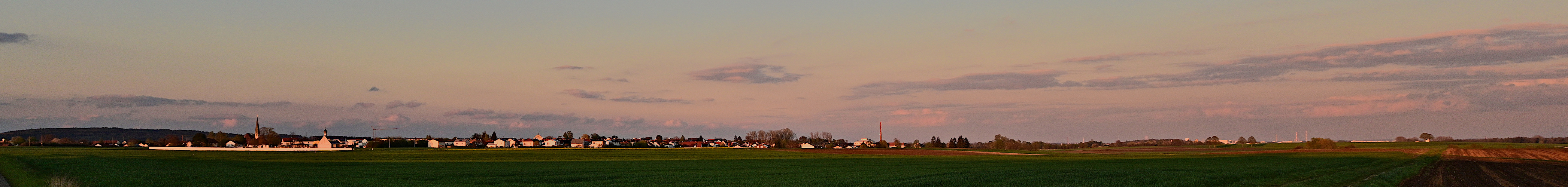 EI Eitensheim Ort Landschaft Natur Panorama Abendrot 21E_0069