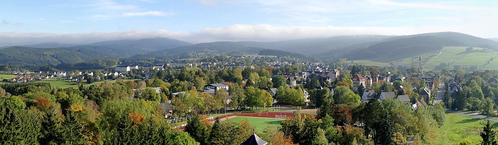 Eibenstock im Herbst