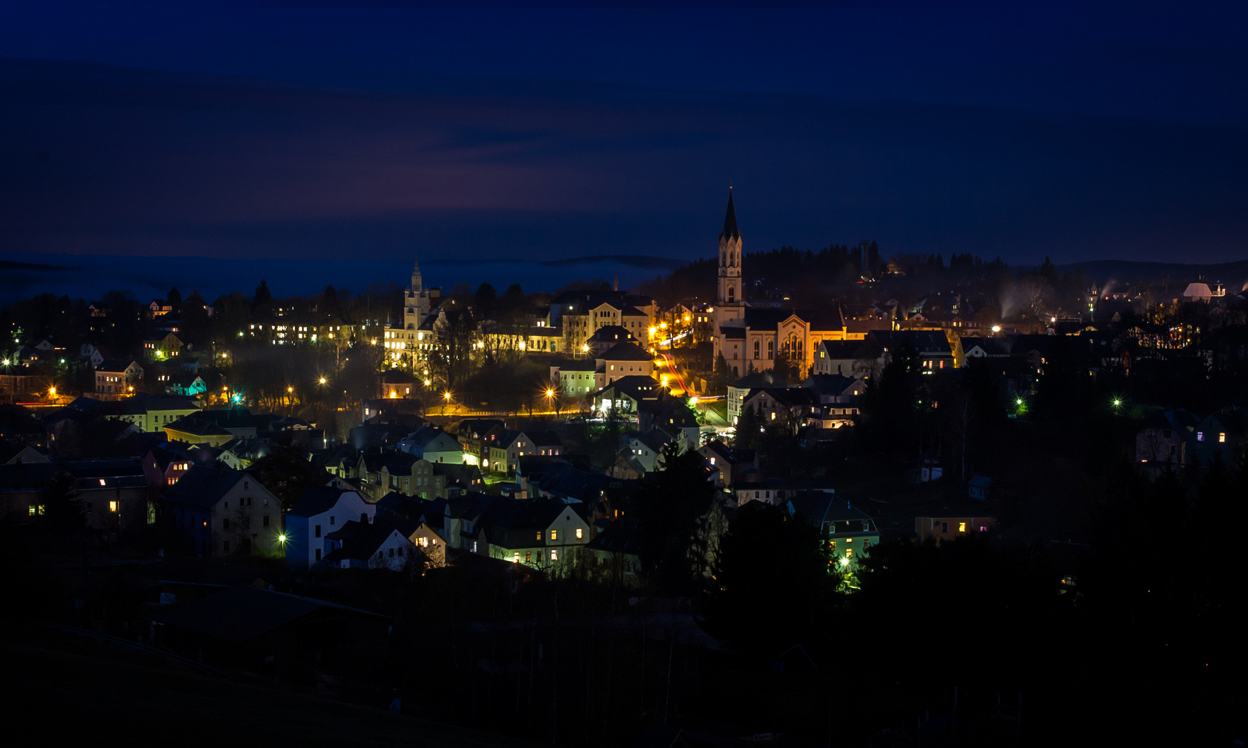 Eibenstock im Lichtermeer