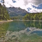 Eibsee am Fuße der Zugspitze