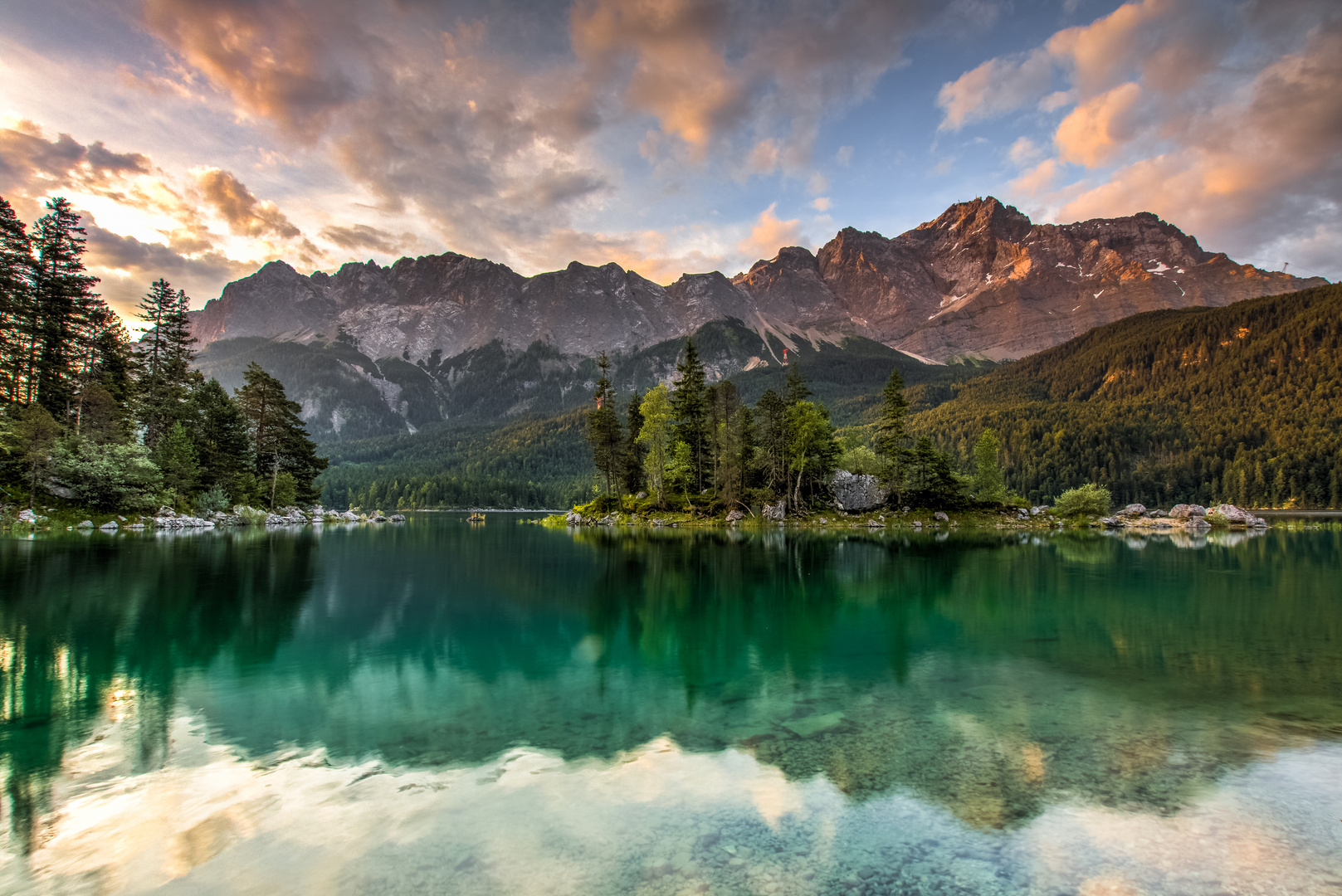 Eibsee am Morgen