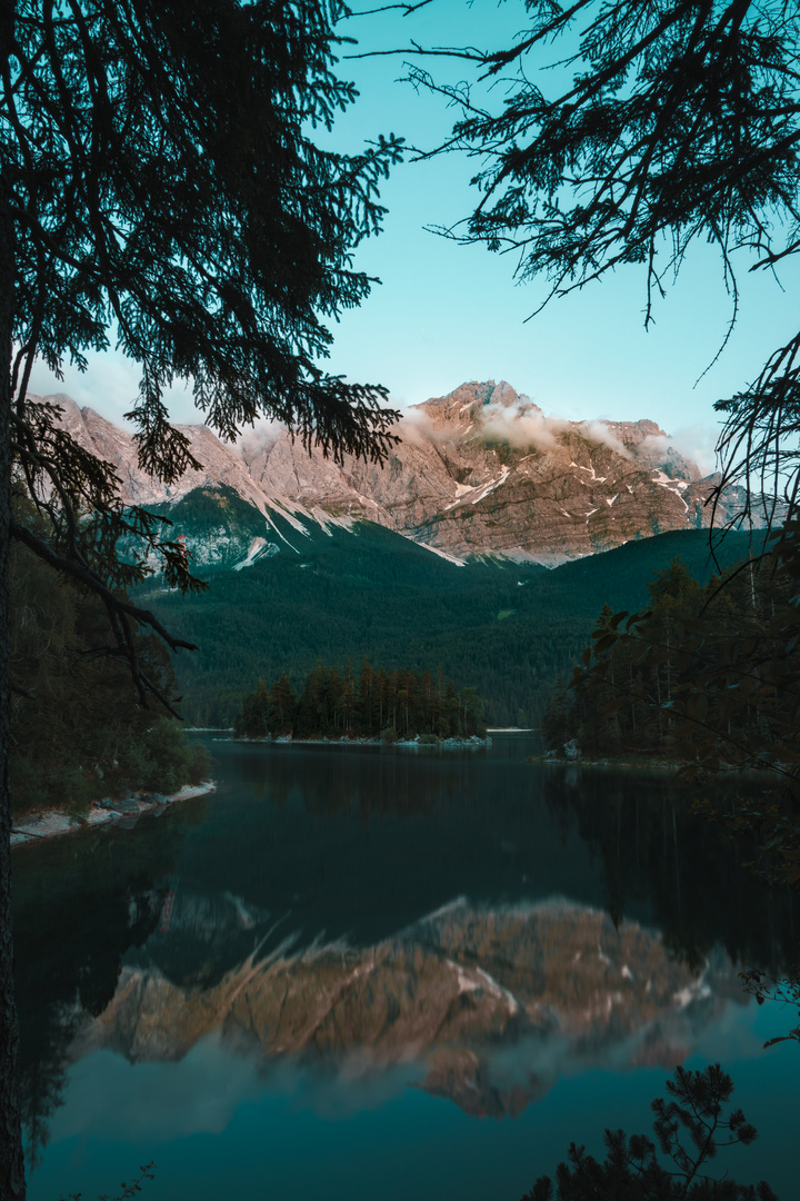 Eibsee an der Zugspitze