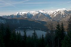 Eibsee aus der Zahnradbahn ...