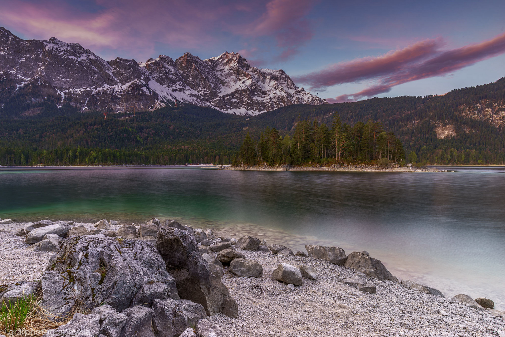 Eibsee bei Grainau an der Zugspitze