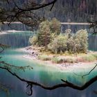 Eibsee bei Niedrigwasser