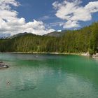 Eibsee beim Grainau über Garmisch-Partenkirchen