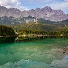 Eibsee during early morning hours (Germany)