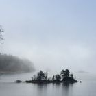 Eibsee im Nebel