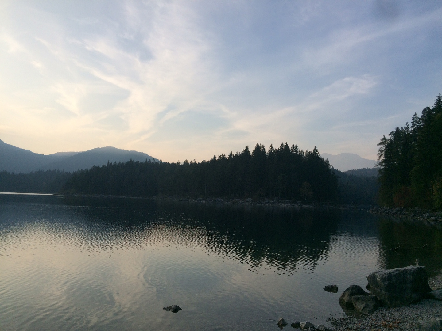 Eibsee im Spätsommer