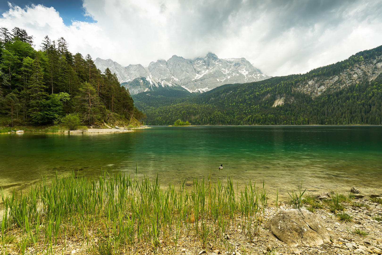 Eibsee im Wettersteingebirge