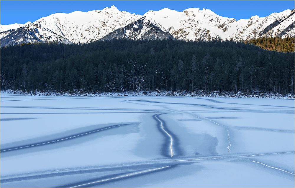 Eibsee im Winter