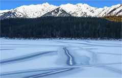 Eibsee im Winter