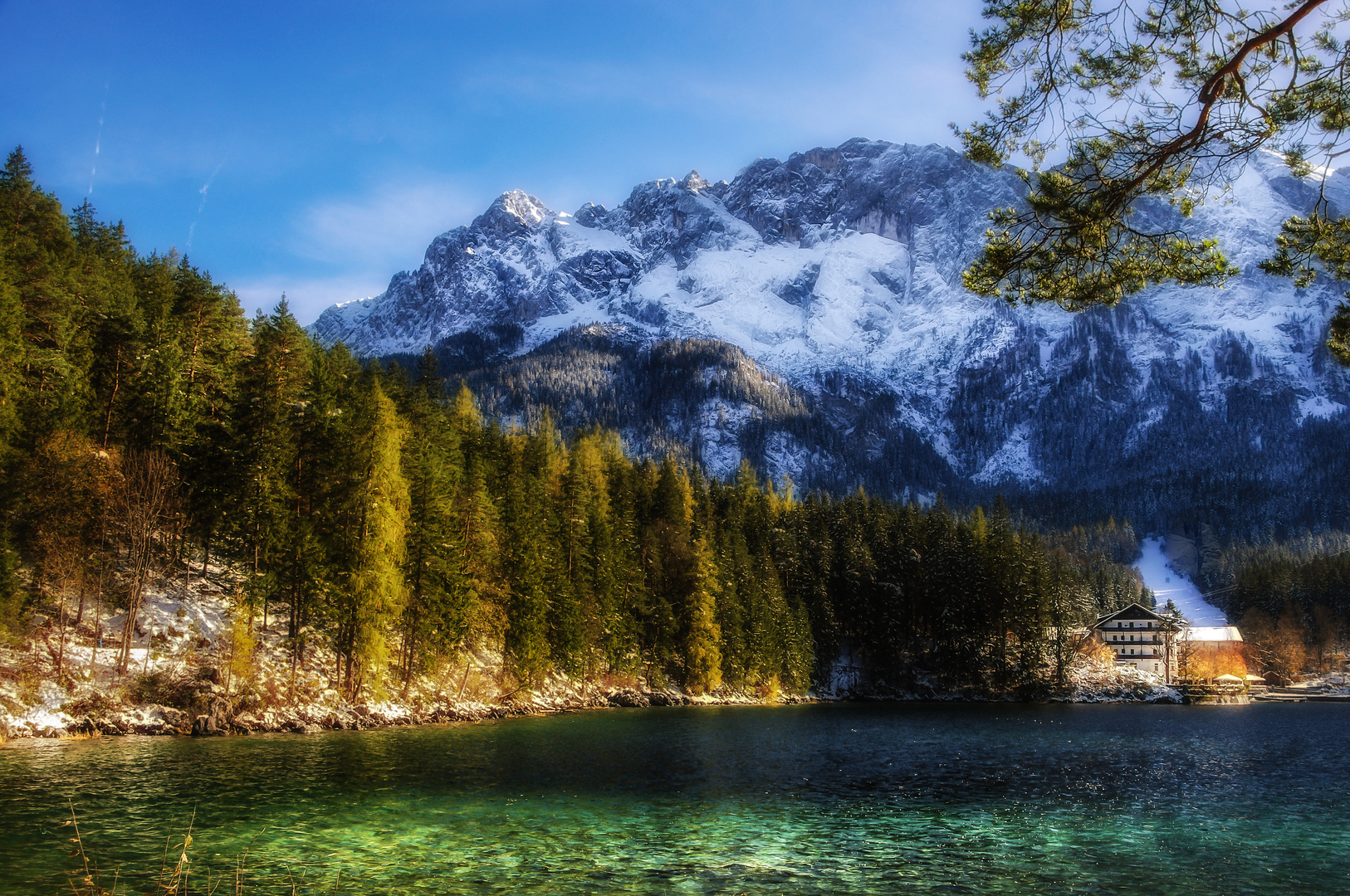 Eibsee im Winterherbst