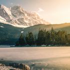 Eibsee - kurz vor Sonnenuntergang