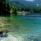 Eibsee mit Blick auf die Zugspitze