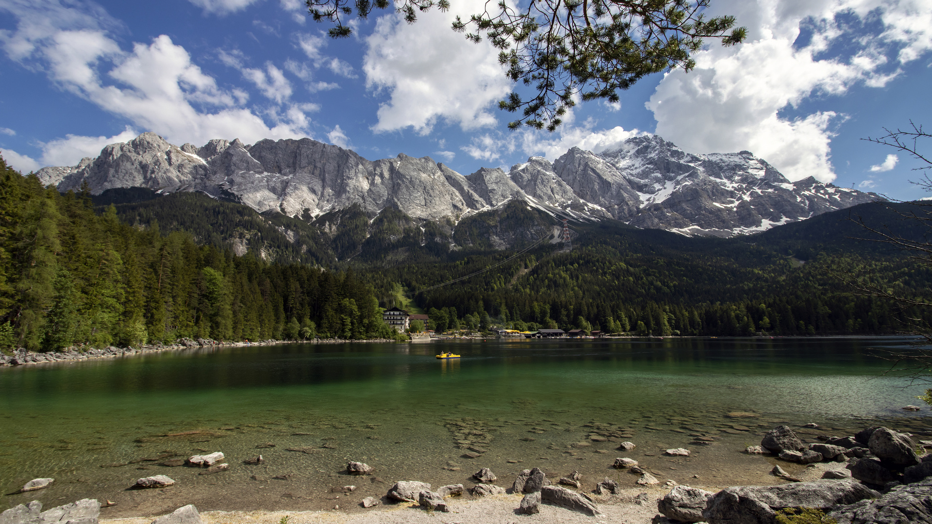 Eibsee mit Zugspitz