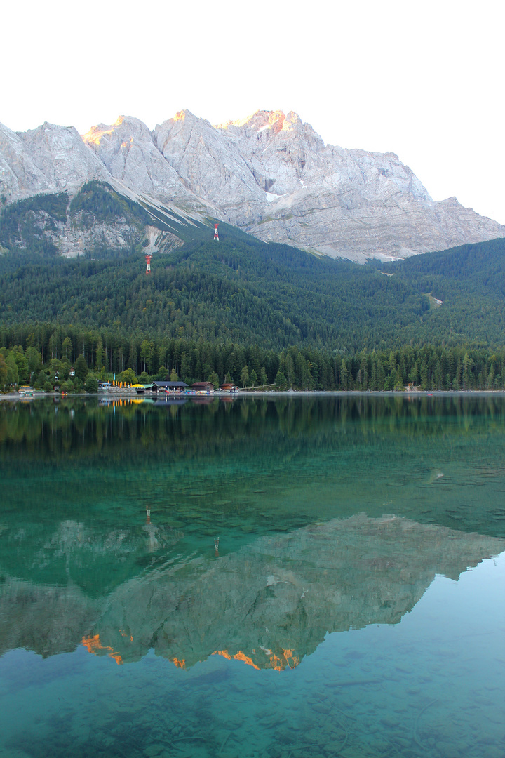 Eibsee mit Zugspitze