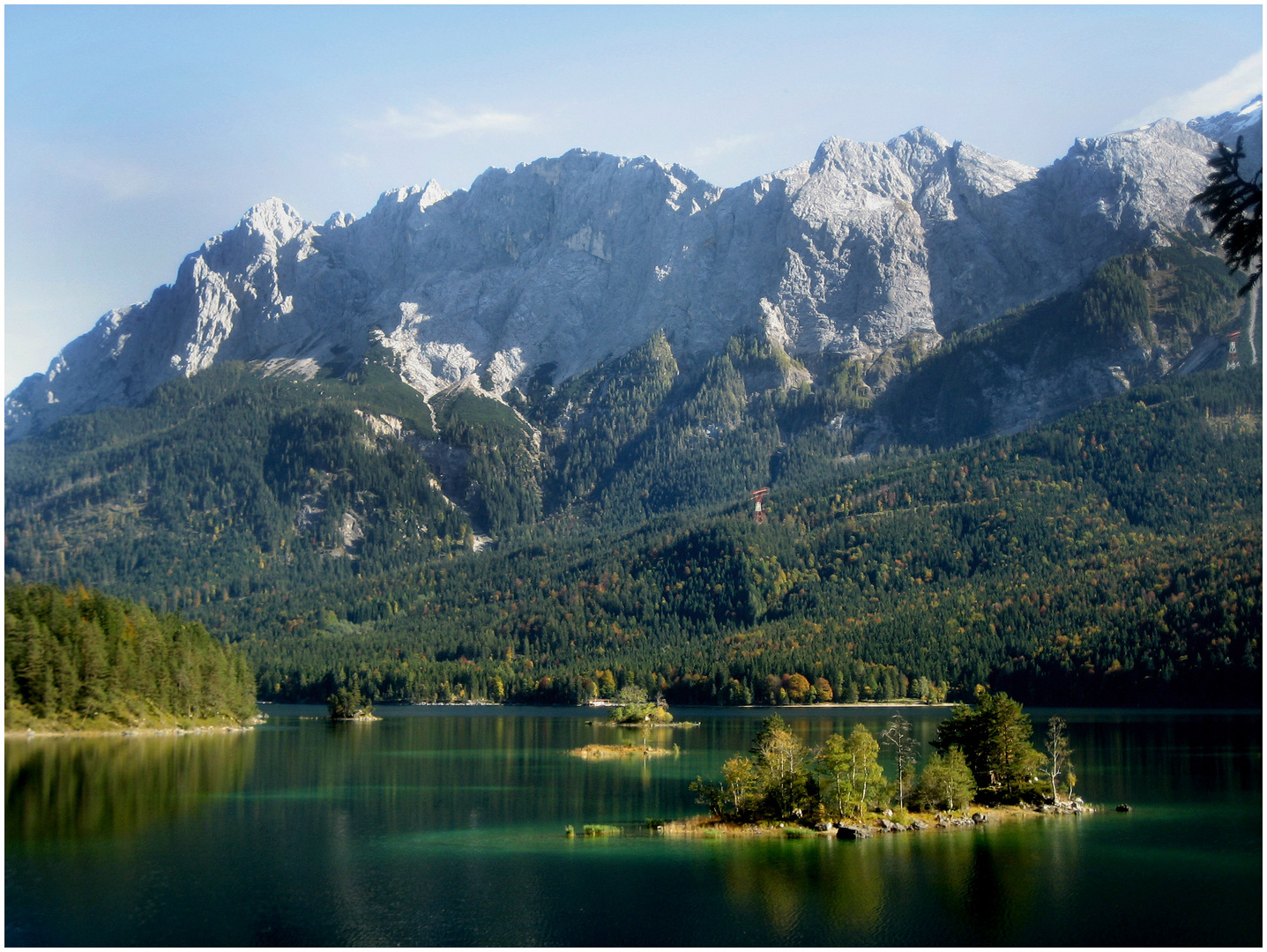 Eibsee mit Zugspitzmassiv