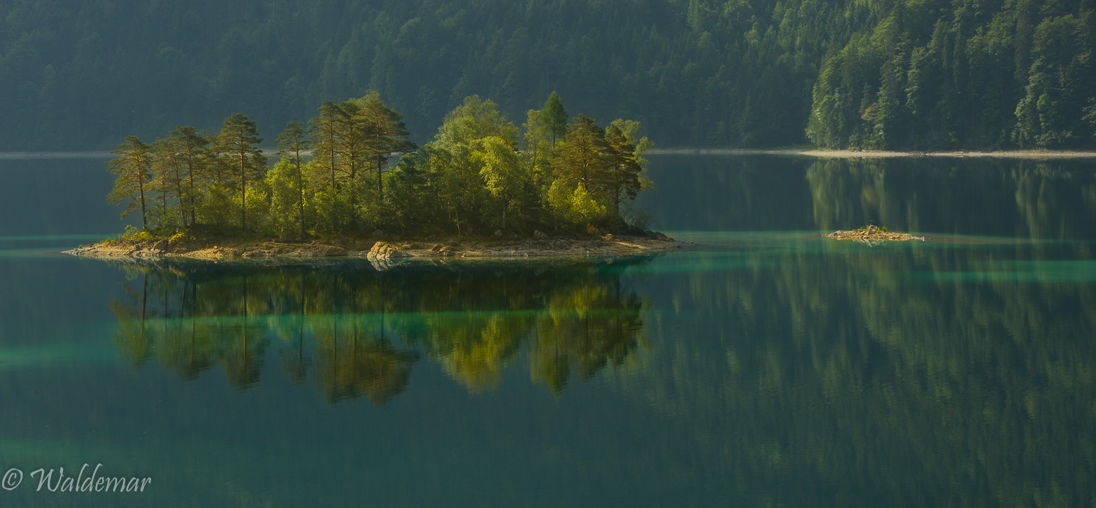 Eibsee, Sonnenaufgang