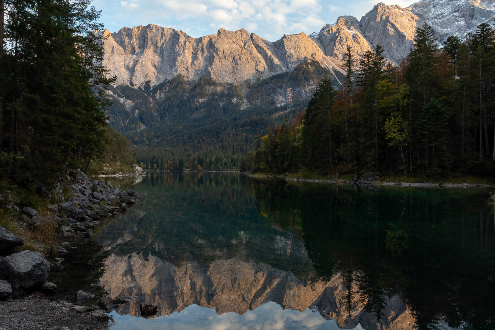 Eibsee und Zugspitze 