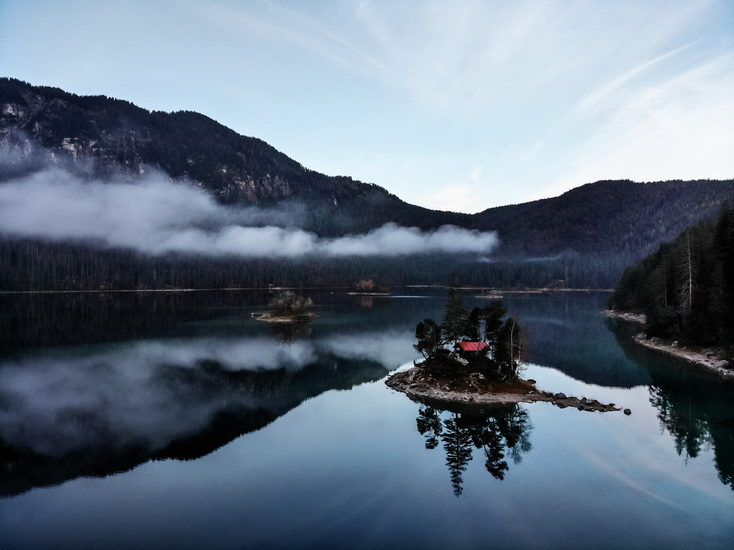 Eibsee von oben 