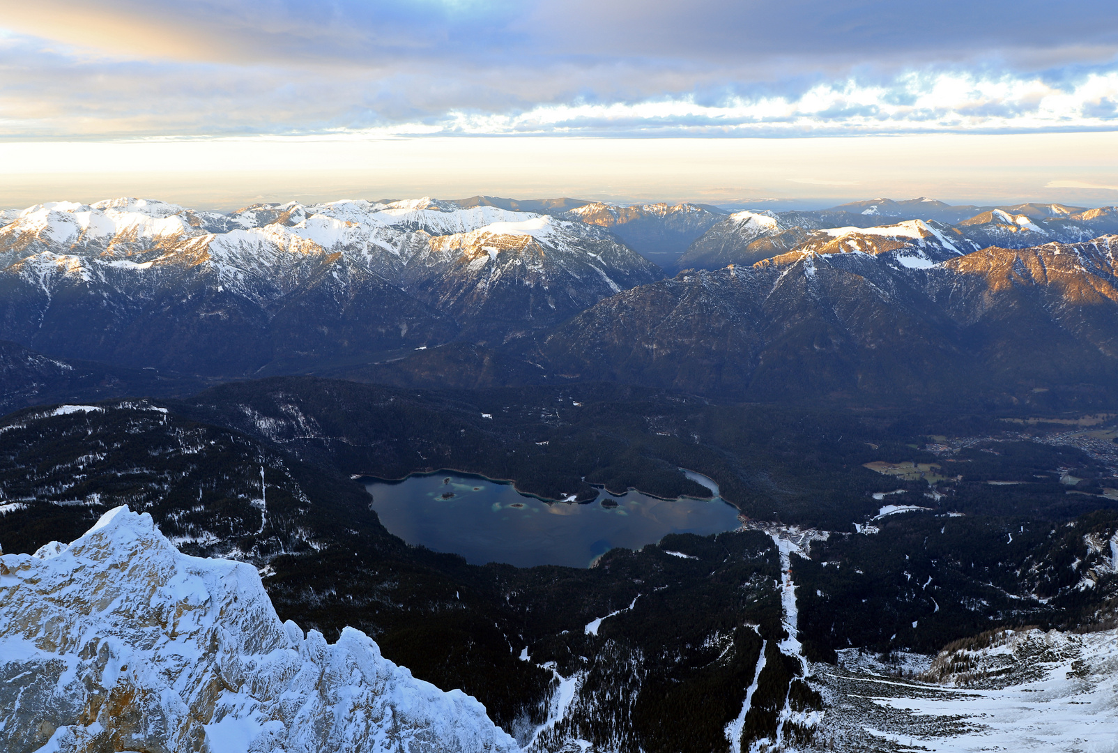 Eibsee von Oben