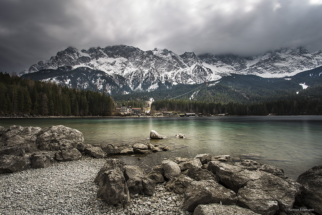 Eibsee vor dem Sturm.