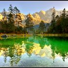 Eibsee -- Zugspitze