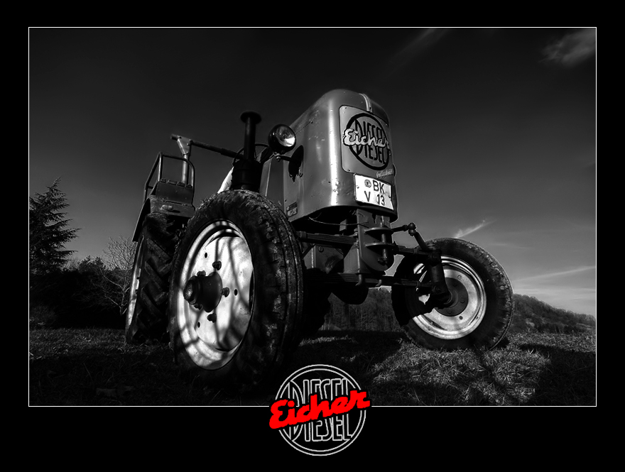 Eicher DIESEL Foto & Bild industrie und technik, traktoren