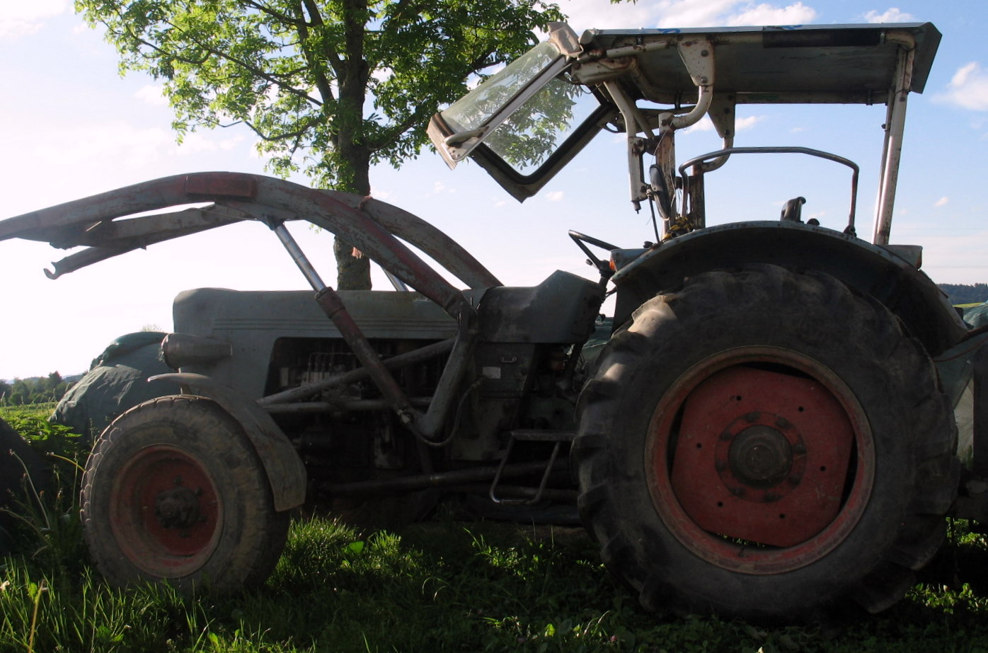 Eicher mit Frontlader