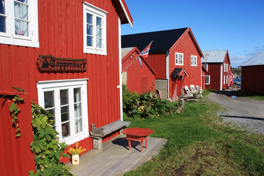 Eiderentenhaus, Brønnøy, Nordland, Norwegen