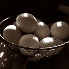Eier in der Morgenröte