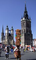 Eiermann beim Eiertanz beim Umwelttag in Halle 2012