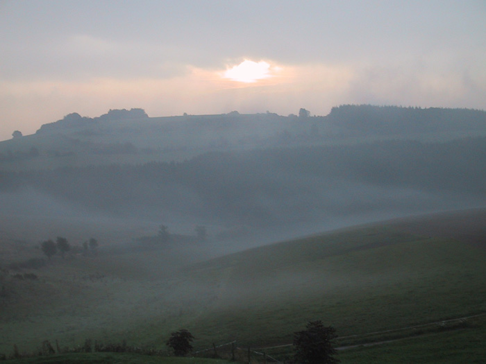 Eifel am Morgen vertreibt Kummer und Sorgen :)