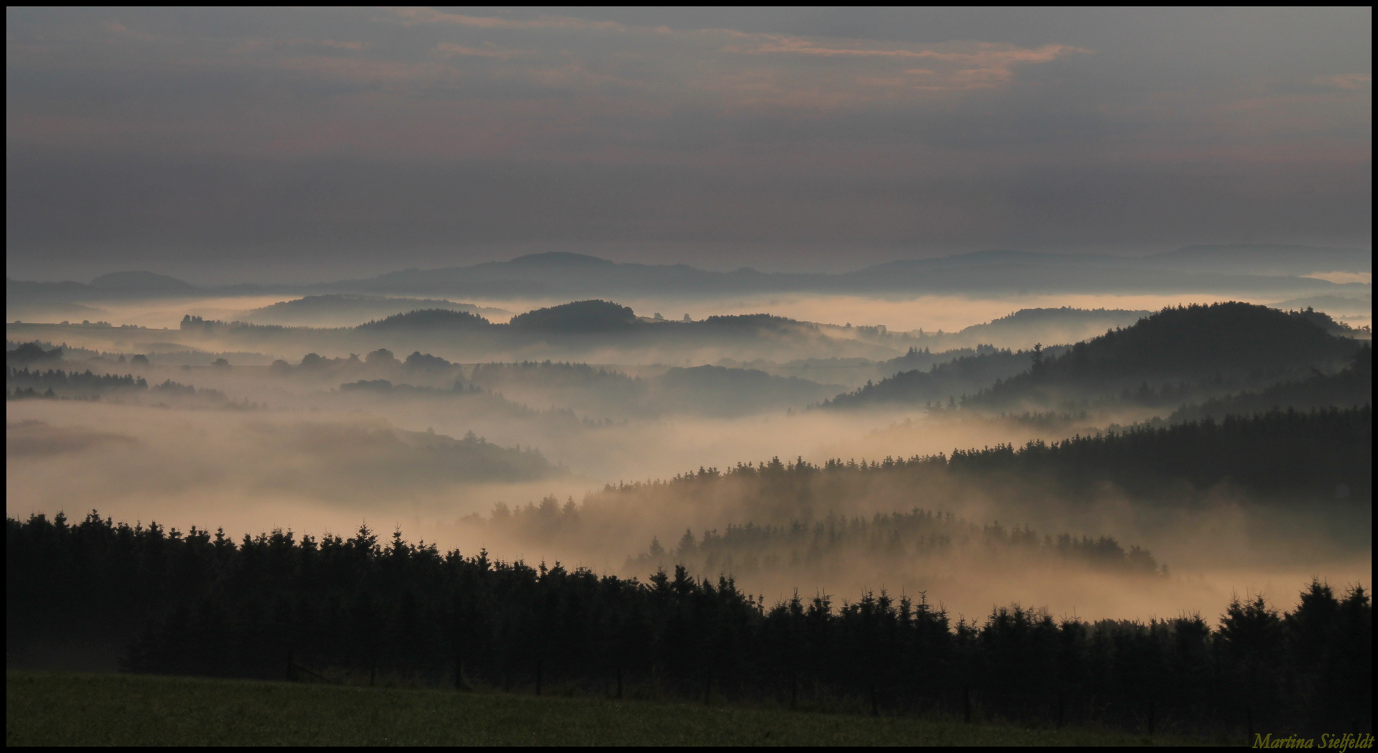 Eifel morgens nach einem Gewitter