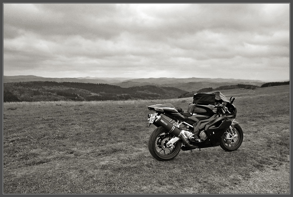 Eifel. Motorrad.