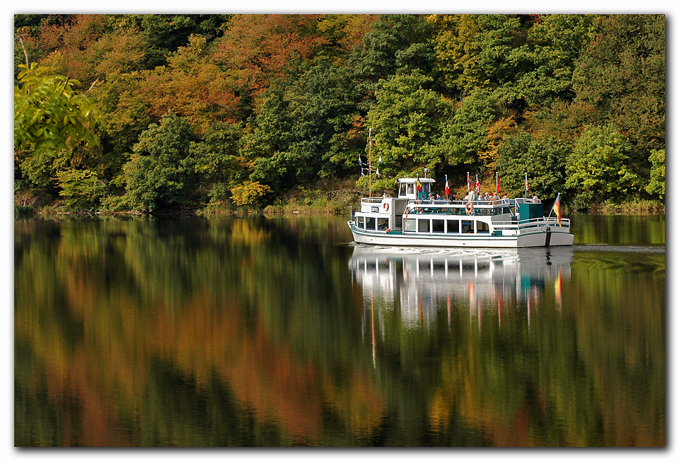 Eifel - Obersee - Bootstour