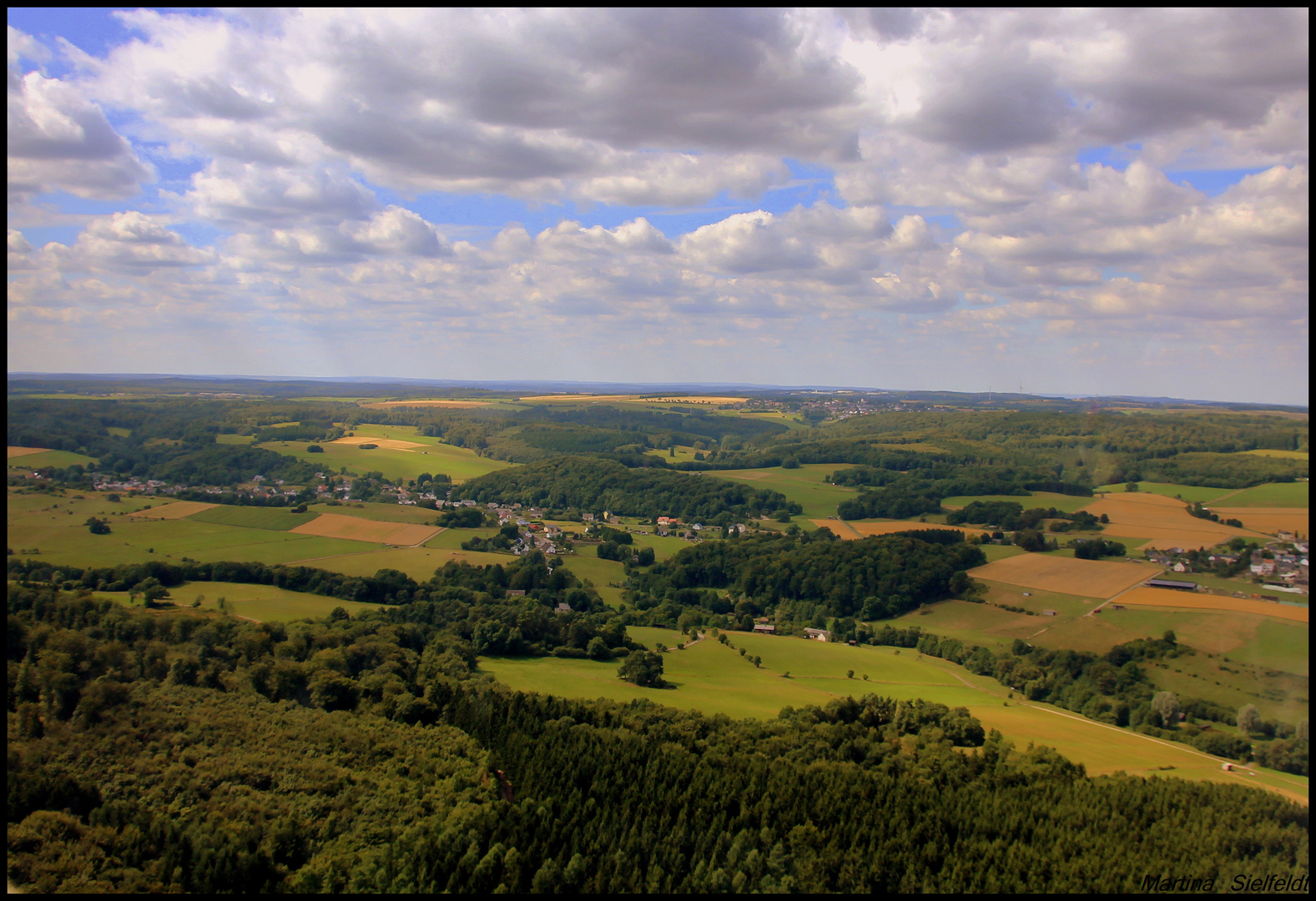 Eifelansicht aus dem Flieger